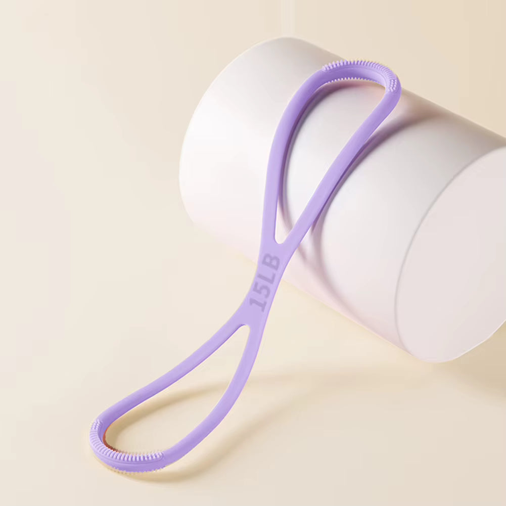 8-Vorm Weerstandsband – Elastische Fitness Expander voor Full Body Training Thuis & Onderweg